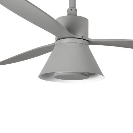 FARO 33762WT-24 - Ventilateur de plafond LED dimmable AMELIA L CONE LED/20W/230V 2700/3500/5000K gris diam. 132 cm Wi-Fi Tuya + télécommande