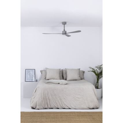 FARO 33762WT - Plafondventilator AMELIA L grijs diameter 132 cm Wi-Fi Tuya + afstandsbediening