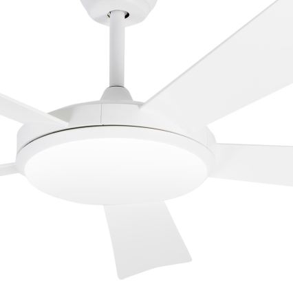 FARO 33803 - Ventilateur de plafond SAONA LED/24W/230V blanc d. 132 cm + télécommande
