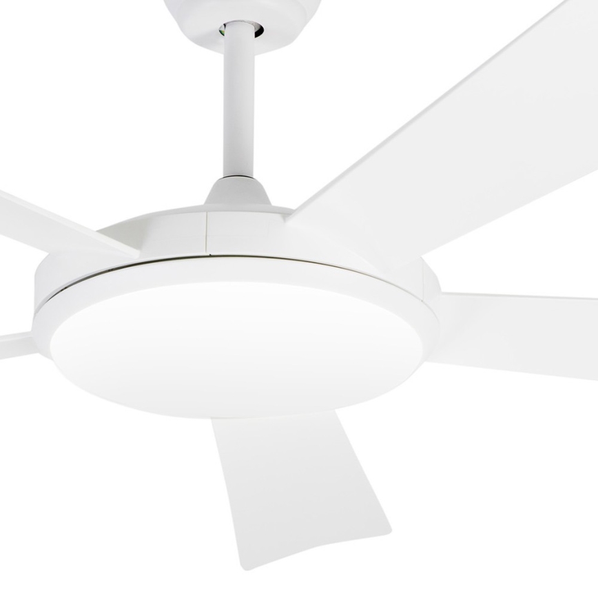 FARO 33803 - Ventilateur de plafond SAONA LED/24W/230V blanc d. 132 cm + télécommande