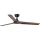 FARO 33809WT - Plafondventilator HEYWOOD L hout/zwart diameter 132 cm Wi-Fi Tuya + afstandsbediening