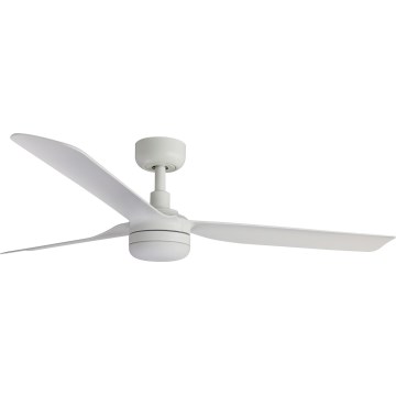 FARO 33814WT-20 - Ventilateur de plafond à intensité variable PUNT M LED/18W/230V 3000/4200/6500K blanc d. 132 cm Wi-Fi Tuya + Télécommande
