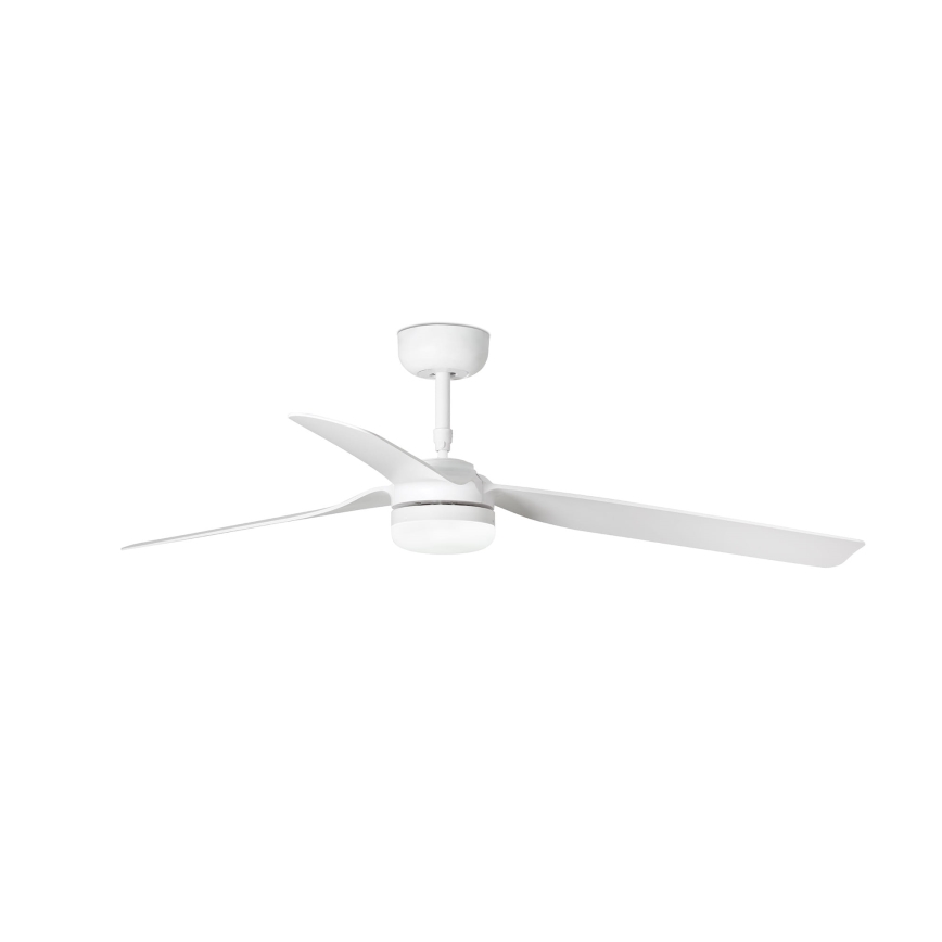 FARO 33814WT-20 - Ventilateur de plafond LED dimmable PUNT M LED/18W/230V 2700/3000/4000K blanc Ø 132 cm Wi-Fi Tuya + télécommande