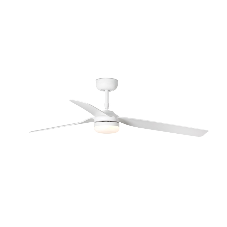 FARO 33814WT-20 - Ventilateur de plafond LED dimmable PUNT M LED/18W/230V 2700/3000/4000K blanc Ø 132 cm Wi-Fi Tuya + télécommande