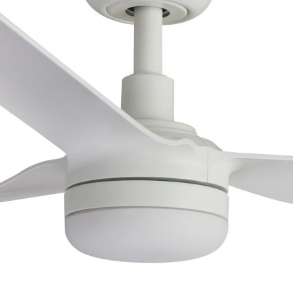 FARO 33814WT-20 - Ventilateur de plafond LED dimmable PUNT M LED/18W/230V 2700/3000/4000K blanc Ø 132 cm Wi-Fi Tuya + télécommande