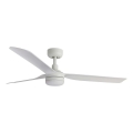 FARO 33814WT1S - LED dimbare plafondventilator PUNT M LED/18W/230V 2700/3000/4000K Ø 132 cm wit Wi‑Fi Tuya + afstandsbediening