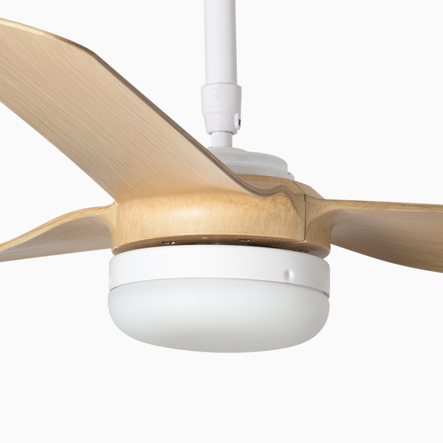 FARO 33816-20 - Ventilateur de plafond PUNT LED/18W/230V Wi-Fi marron/noir + télécommande