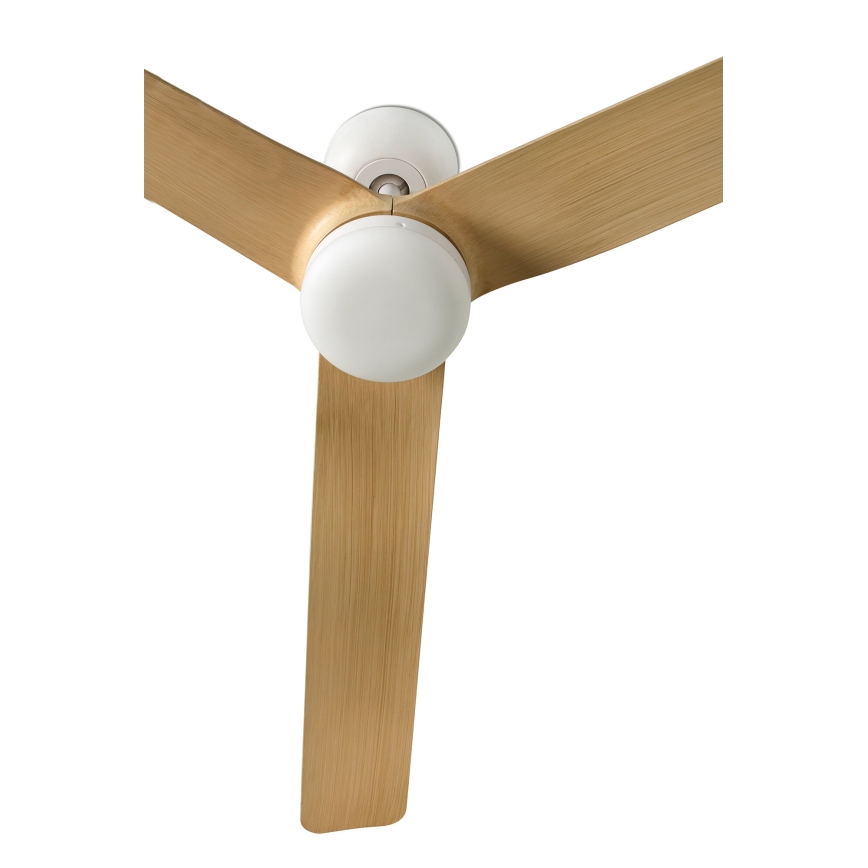 FARO 33816-20 - Ventilateur de plafond PUNT LED/18W/230V Wi-Fi marron/noir + télécommande