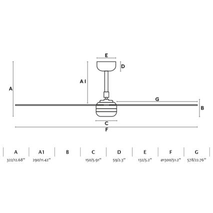 FARO 33817-21 - LED-plafondventilator PUNT LED/24W/230V 3000/4000/6500K bruin/zwart + afstandsbediening