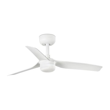 FARO 33820-1TW - Ventilateur de plafond à intensité variable MINI PUNT S LED/10W 2700/4000/6000K blanc d. 90 cm + télécommande