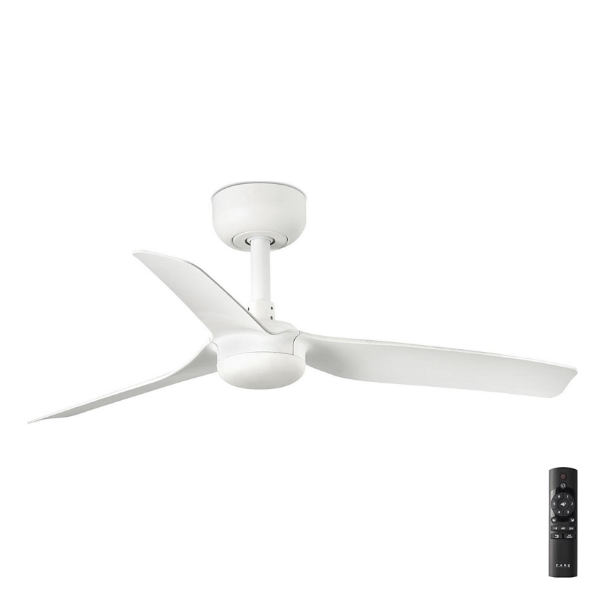 FARO 33820 - Plafondventilator MINI PUNT S wit diameter 90 cm + afstandsbediening