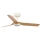 FARO 33821WT - Ventilateur de plafond MINI PUNT S marron/blanc d. 90 cm Wi-Fi Tuya + Télécommande