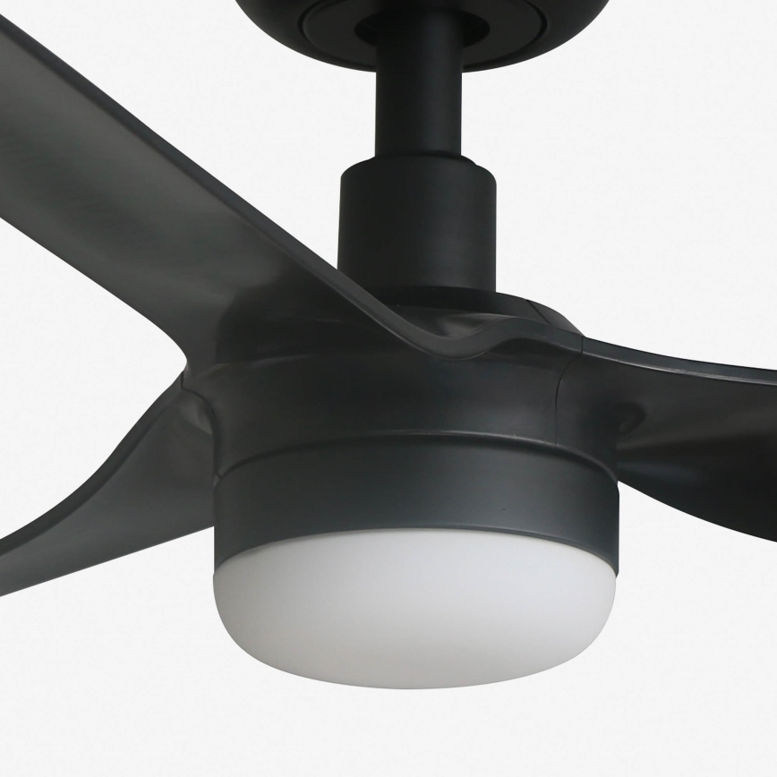 FARO 33822-1TW - Ventilateur de plafond à LED à intensité variable MINI PUNT S LED/10W 2700/3000/4000K noir Ø 90 cm + télécommande