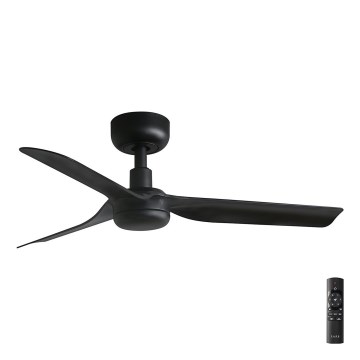 FARO 33822 - Plafondventilator MINI PUNT S zwart diameter 90 cm + afstandsbediening