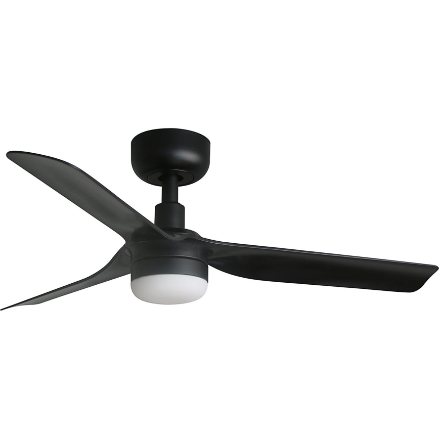 FARO 33822WT-1TW - Ventilateur de plafond à intensité variable MINI PUNT S LED/10W/230V 2700/4000/6000K noir d. 90 cm Wi-Fi Tuya + Télécommande