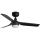 FARO 33822WT-1TW - Ventilateur de plafond à intensité variable MINI PUNT S LED/10W/230V 2700/4000/6000K noir d. 90 cm Wi-Fi Tuya + Télécommande
