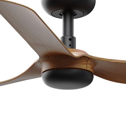 FARO 33823 - Plafondventilator MINI PUNT S bruin/zwart diameter 90 cm + afstandsbediening