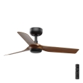 FARO 33823 - Ventilateur de plafond MINI PUNT S marron/noir d. 90 cm + télécommande