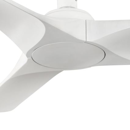 FARO 33824WT - Ventilateur de plafond HEY S blanc d. 90 cm Wi-Fi Tuya + Télécommande
