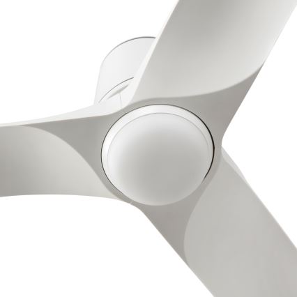 FARO 33826WT-1TW - Ventilateur de plafond LED dimmable HEY TUB S LED/10W/230V 2700/3000/4000K blanc Ø 90 cm Wi-Fi Tuya + télécommande