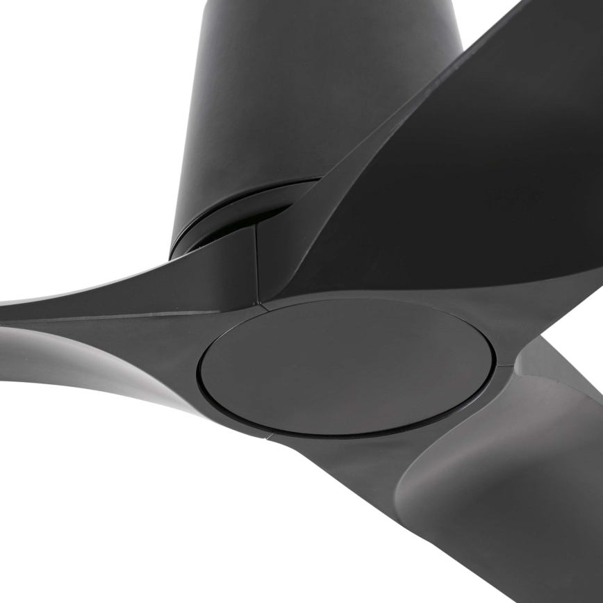 FARO 33827WT - Ventilateur de plafond HEY TUB S noir d. 90 cm Wi-Fi Tuya + Télécommande