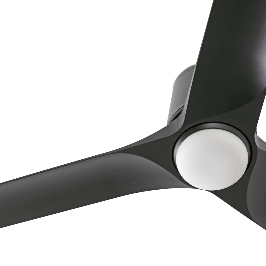 FARO 33827WT1S - Ventilateur de plafond à LED dimmable HEY TUB à LED/10W/230V 2700/3000/4000K Ø 90 cm noir Wi-Fi Tuya + télécommande