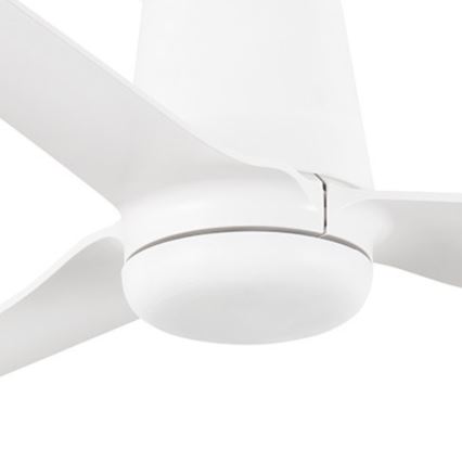 FARO 33828 - Ventilateur de plafond PUNT TUB M blanc d. 130 cm + télécommande
