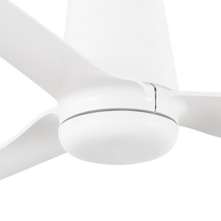 FARO 33828 - Ventilateur de plafond PUNT TUB M blanc d. 130 cm + télécommande