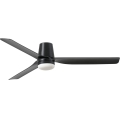 FARO 33830WT-1TW - Ventilateur de plafond à intensité variable PUNT TUB M LED/18W/230V 3000/4200/6500K noir d. 132 cm Wi-Fi Tuya + Télécommande