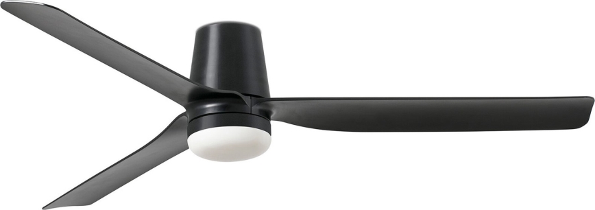 FARO 33830WT-1TW - Ventilateur de plafond à intensité variable PUNT TUB M LED/18W/230V 3000/4200/6500K noir d. 132 cm Wi-Fi Tuya + Télécommande