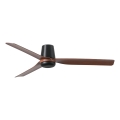 FARO 33831 - Plafondventilator PUNT TUB M bruin/zwart diameter 130 cm + afstandsbediening