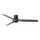 FARO 33831 - Ventilateur de plafond PUNT TUB M marron/noir d. 130 cm + télécommande