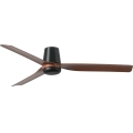 FARO 33831WT - Plafondventilator PUNT TUB M bruin/zwart diameter 132 cm Wi-Fi Tuya + afstandsbediening