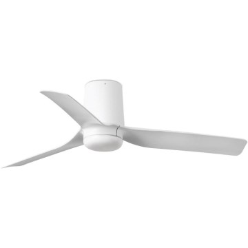 FARO 33832 - Ventilateur de plafond MINI PUNT TUB S blanc d. 90 cm + télécommande