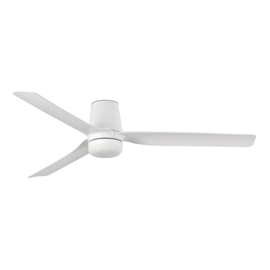 FARO 33832WT-1TW - Ventilateur de plafond à intensité variable MINI PUNT TUB S LED/10W/230V 2700/4000/6000K blanc d. 90 cm Wi-Fi Tuya + Télécommande