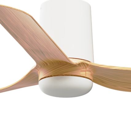 FARO 33833 - Ventilateur de plafond MINI PUNT TUB S marron/blanc d. 90 cm + télécommande