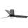 FARO 33834WT-1TW - Ventilateur de plafond à intensité variable MINI PUNT TUB S LED/10W/230V 2700/4000/6000K noir d. 90 cm Wi-Fi Tuya + Télécommande