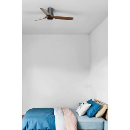 FARO 33835 - Ventilateur de plafond MINI PUNT TUB S marron/noir d. 90 cm + télécommande