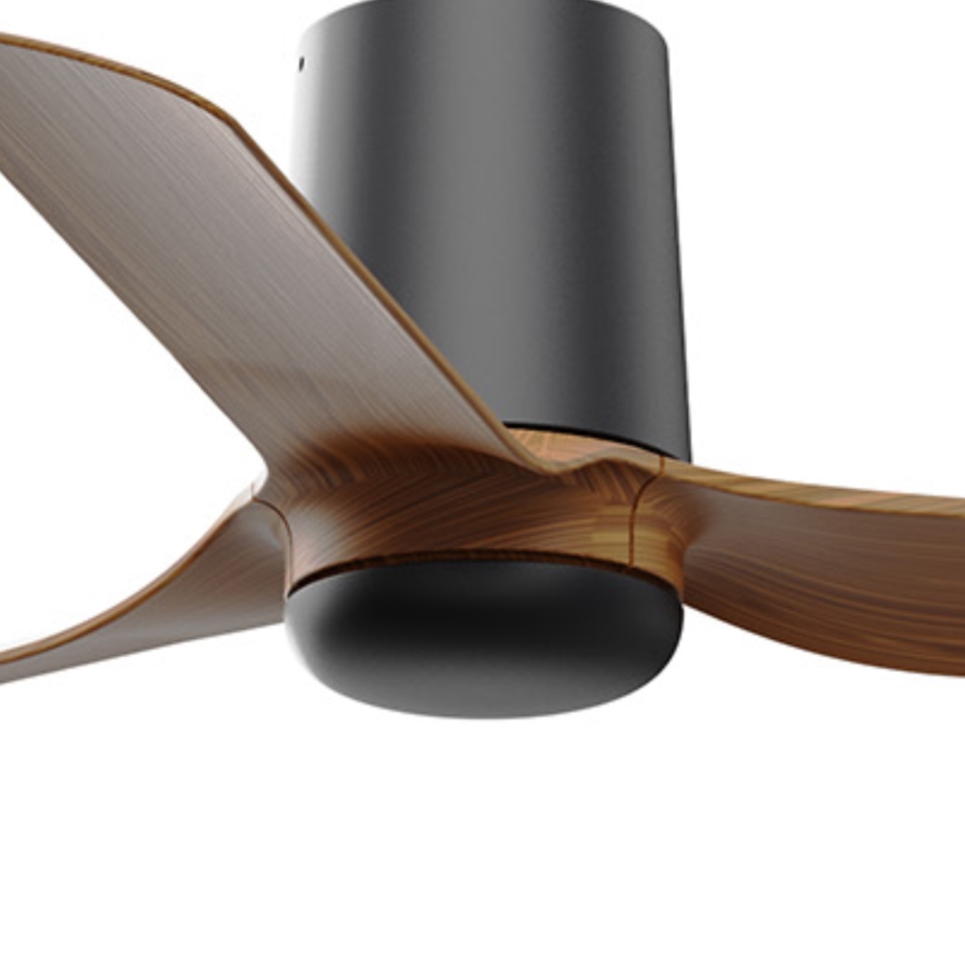 FARO 33835 - Ventilateur de plafond MINI PUNT TUB S marron/noir d. 90 cm + télécommande