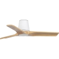 FARO 33836 - Plafondventilator HEYWOOD TUB S dennenhout/wit Ø 90 cm + afstandsbediening