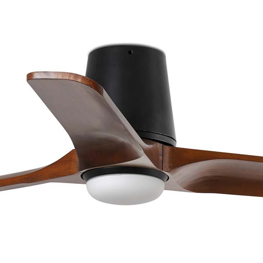 FARO 33837WT-1TW - Ventilateur de plafond à intensité variable HEYWOOD TUB S LED/10W/230V 2700/4000/6000K pin/blanc d. 90 cm Wi-Fi Tuya + Télécommande