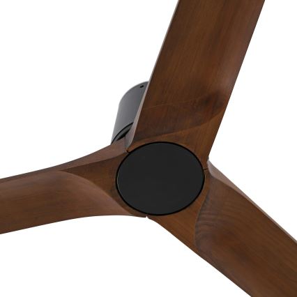 FARO 33839WT - Ventilateur de plafond HEYWOOD TUB L pin/noir d. 132 cm Wi-Fi Tuya + Télécommande