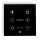 FARO 33988 - Wand-touchbediening voor 230 V plafondventilatoren, zwart