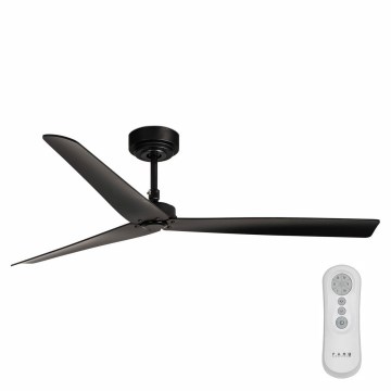 FARO 34100 - Ventilateur de plafond MILOS noir + télécommande
