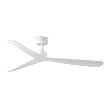 FARO 34194WT - Plafondventilator ROCKER M Ø 132 cm wit, Wi‑Fi (Tuya) + afstandsbediening