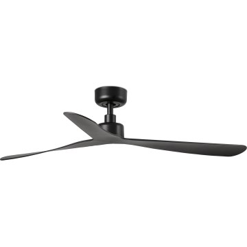 FARO 34196WT - Ventilateur de plafond ROCKER M Ø 132 cm noir Wi-Fi Tuya + télécommande