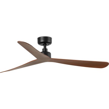 FARO 34197 - Plafondventilator ROCKER M Ø 132 cm bruin/zwart + afstandsbediening