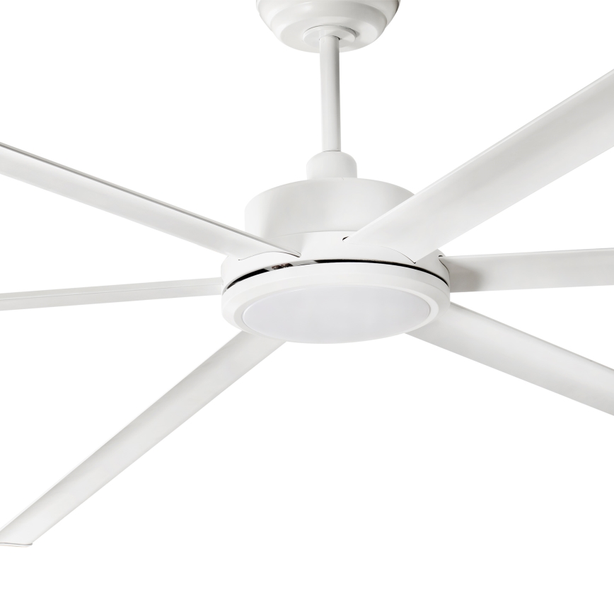 FARO 34202-130 - LED-plafondventilator ROTTERDAM XL LED/32W/230V wit diameter 200 cm + afstandsbediening