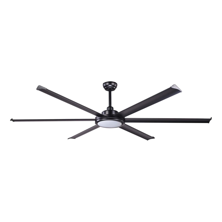 FARO 34203-130 - LED-plafondventilator ROTTERDAM XL LED/32W/230V zwart diameter 200 cm + afstandsbediening
