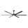 FARO 34203-130 - LED-plafondventilator ROTTERDAM XL LED/32W/230V zwart diameter 200 cm + afstandsbediening